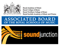 ABRSM and Soundjunction logos